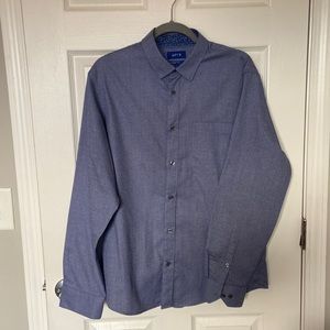 🔹 Apt. 9 Button Down Dress Shirt Size L